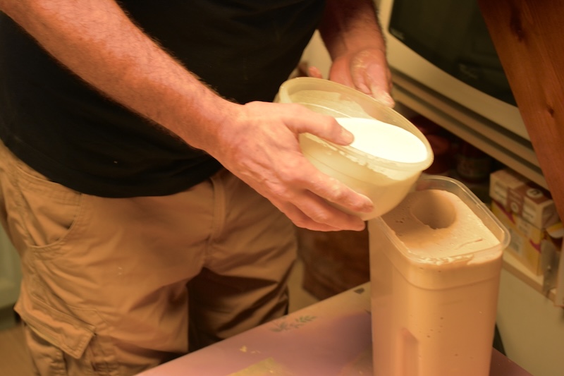moulage main 3d platre
